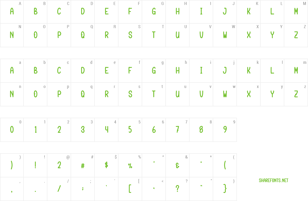 Font Night Witch preview